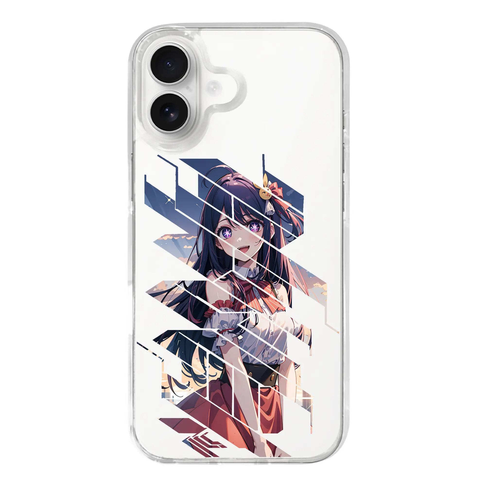 推しの子 グッズ,星野アイ - iPhone 17シリーズ 透明スマホケース – 薄型・耐衝撃・精密フィット保護カバー